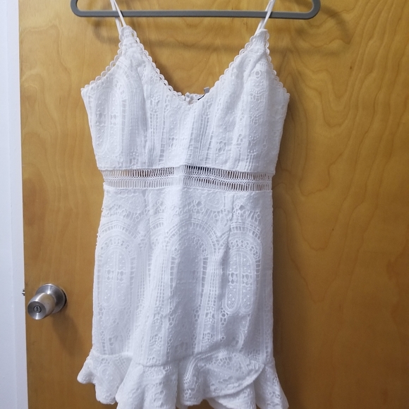 The Sunshine Crochet Mini Dress - Picture 2 of 11